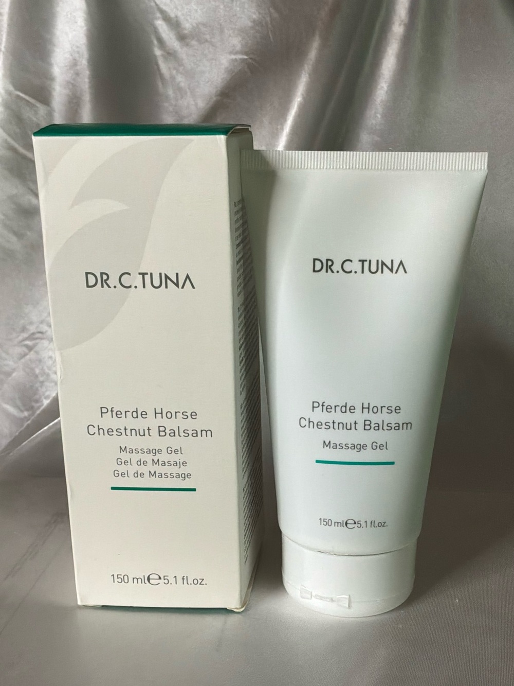 🌙✨ Farmasi Dr. C. Tuna Pferde Horse Chestnut Balsam Massage Gel - White & Teal